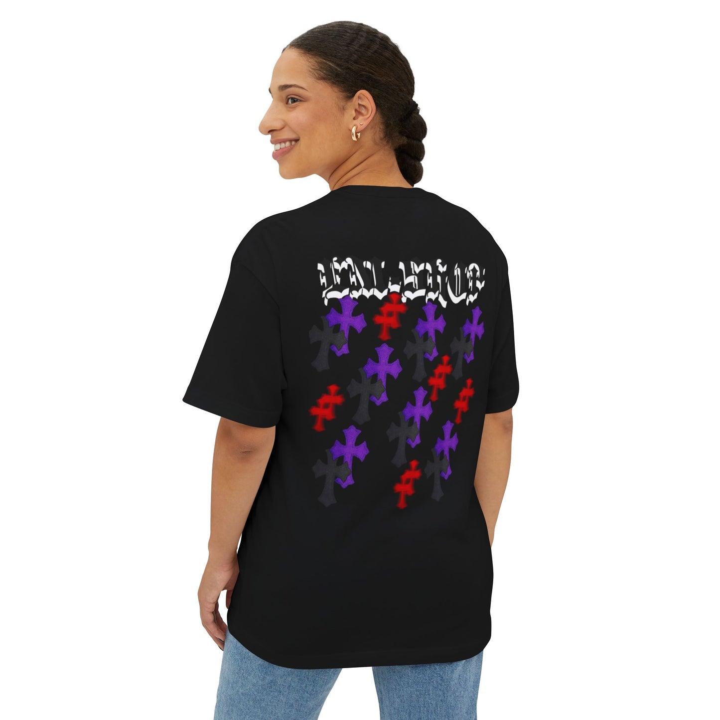 Stylish Unisex Oversized Boxy Tee, Casual Wear, Graphic Tee, Streetwear, Gift for Trendsetters, Fashion Statement