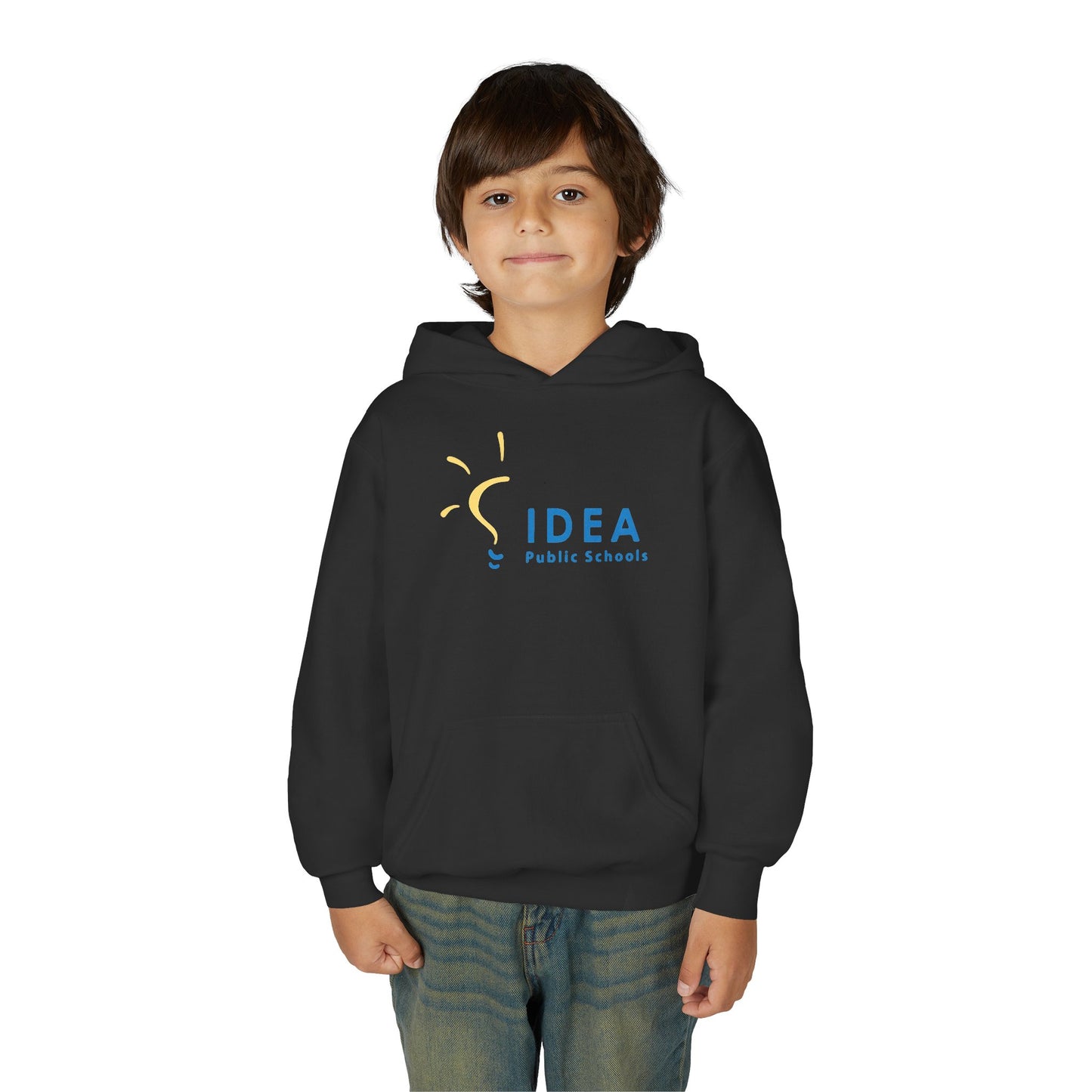 Bright IDEA Youth Hoodie - Cozy School Sweatshirt, Student Apparel, Unisex Gift, Graduation, School Events, Learning Spirit