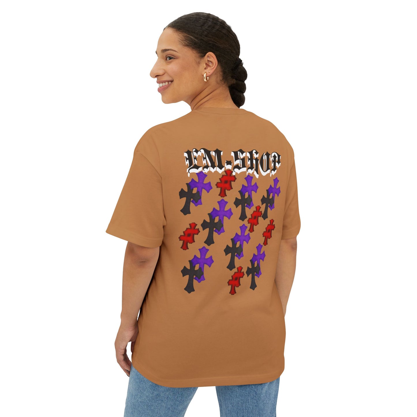Stylish Unisex Oversized Boxy Tee, Casual Wear, Graphic Tee, Streetwear, Gift for Trendsetters, Fashion Statement