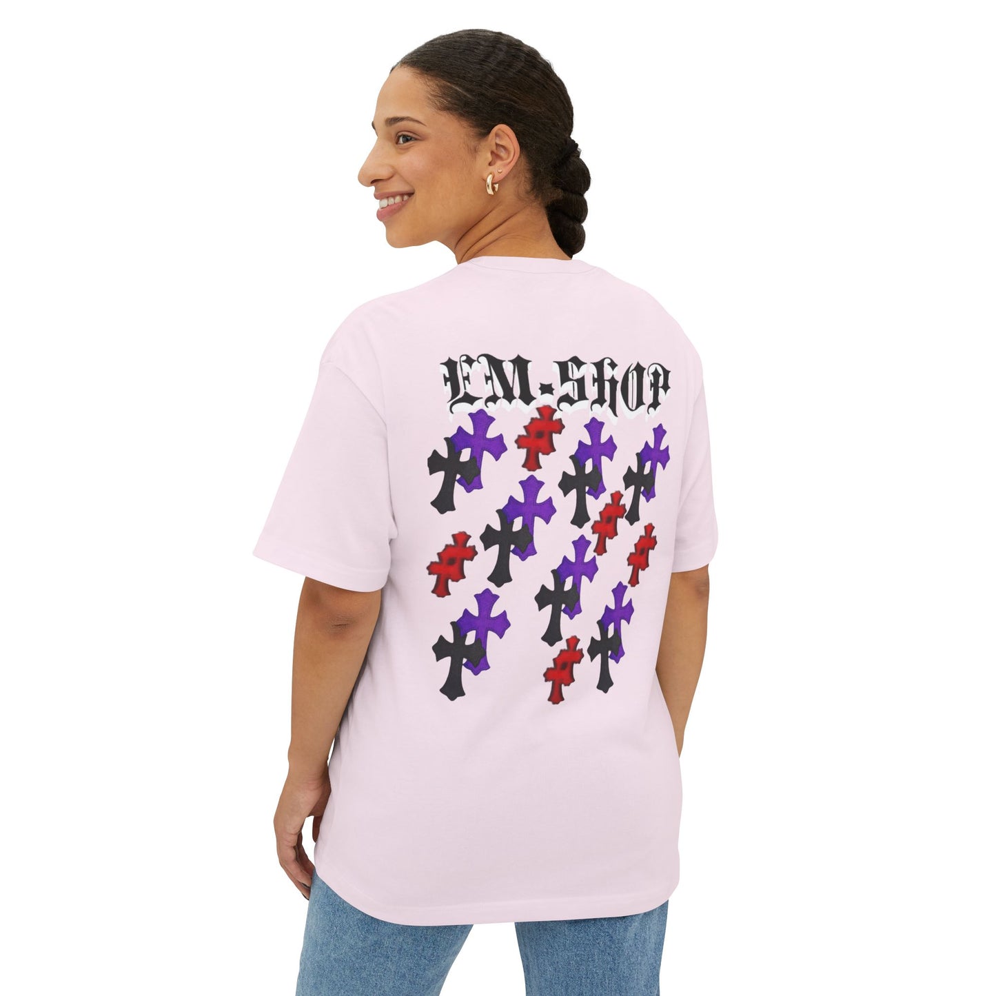Stylish Unisex Oversized Boxy Tee, Casual Wear, Graphic Tee, Streetwear, Gift for Trendsetters, Fashion Statement