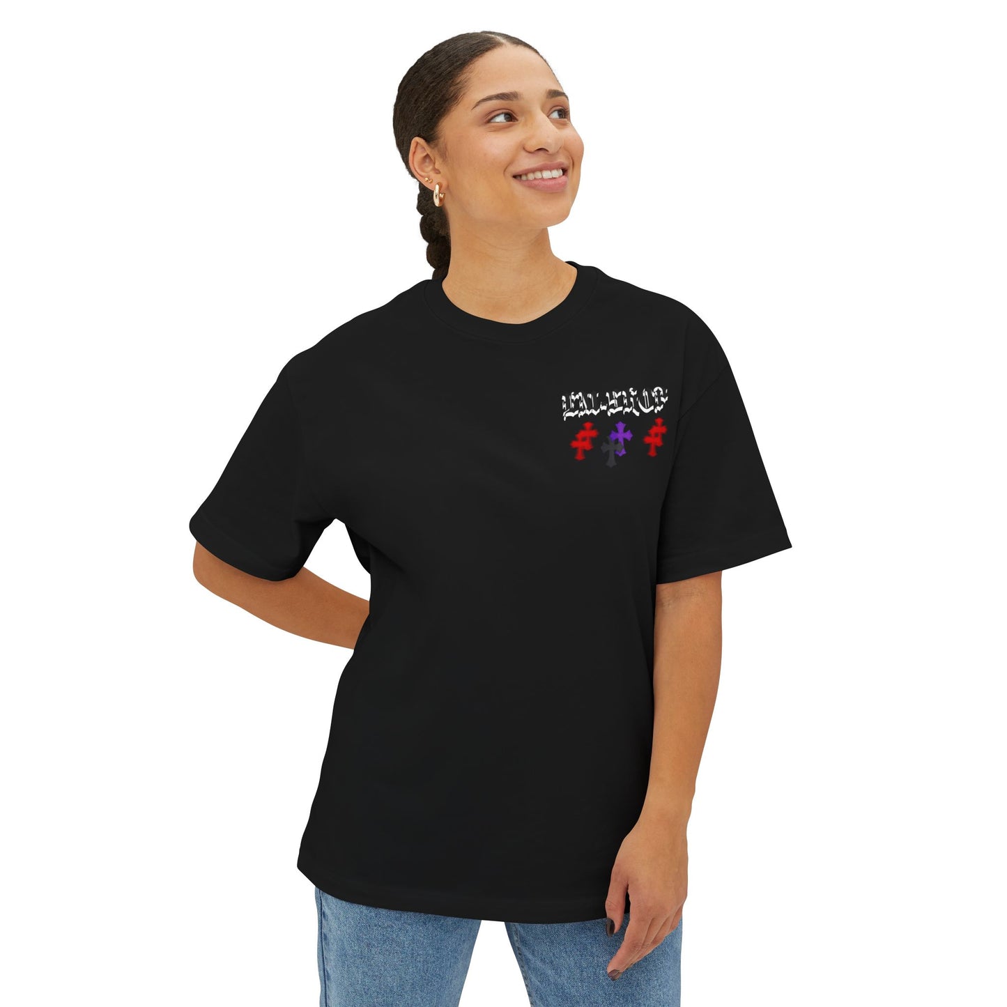 Stylish Unisex Oversized Boxy Tee, Casual Wear, Graphic Tee, Streetwear, Gift for Trendsetters, Fashion Statement