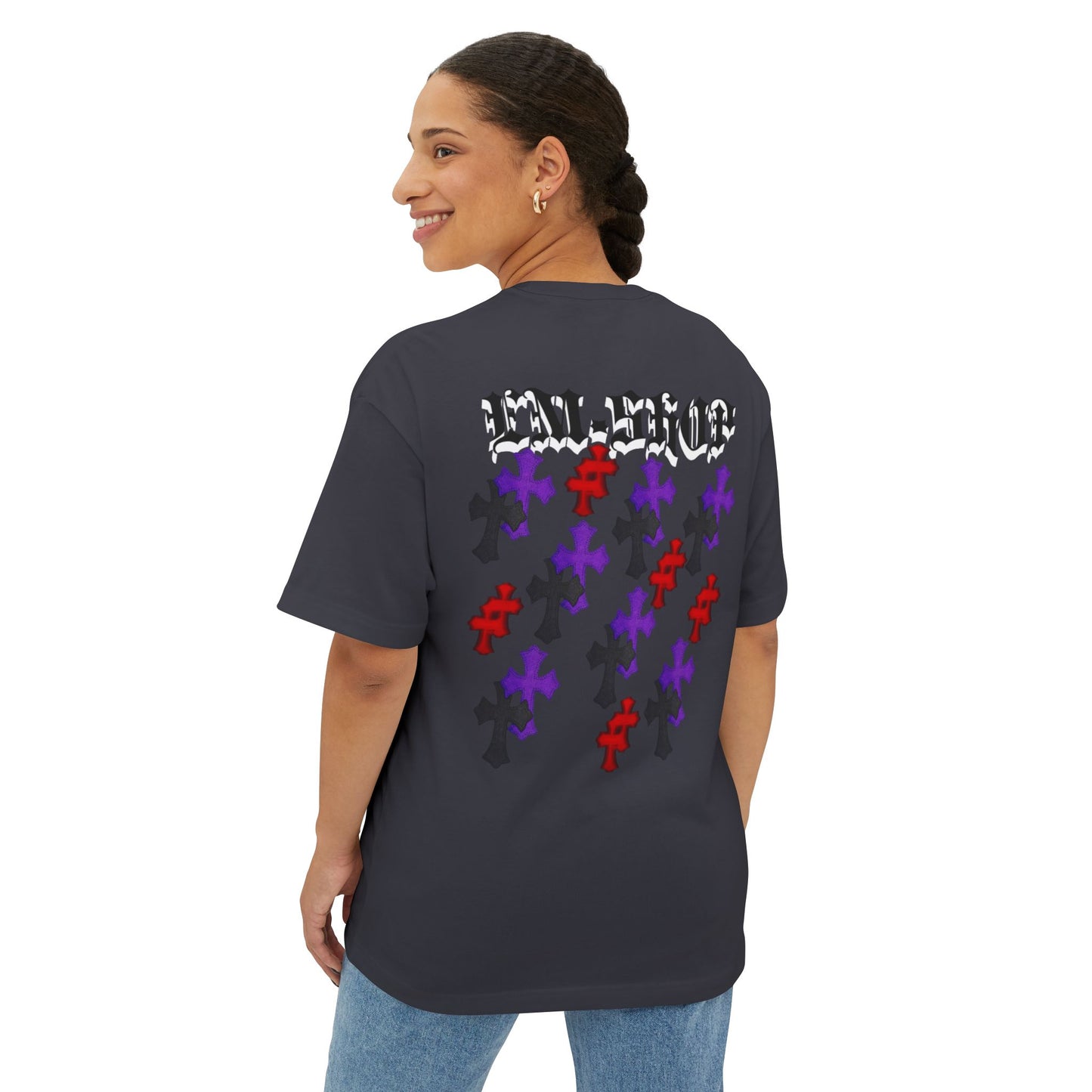 Stylish Unisex Oversized Boxy Tee, Casual Wear, Graphic Tee, Streetwear, Gift for Trendsetters, Fashion Statement