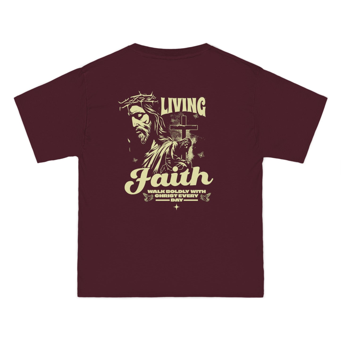Faith-Inspired Short-Sleeve T-Shirt, Spiritual Tee, Casual Wear, Graphic Tee, Faith-Based Apparel, Unique Gift