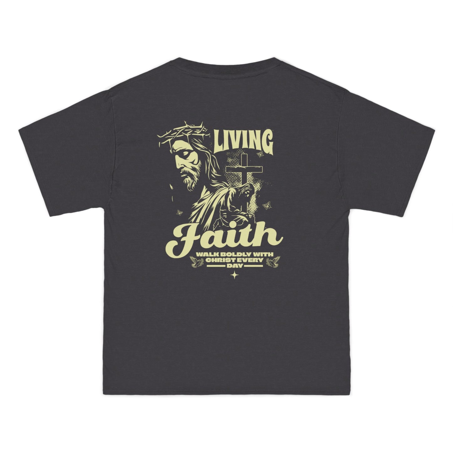 Faith-Inspired Short-Sleeve T-Shirt, Spiritual Tee, Casual Wear, Graphic Tee, Faith-Based Apparel, Unique Gift