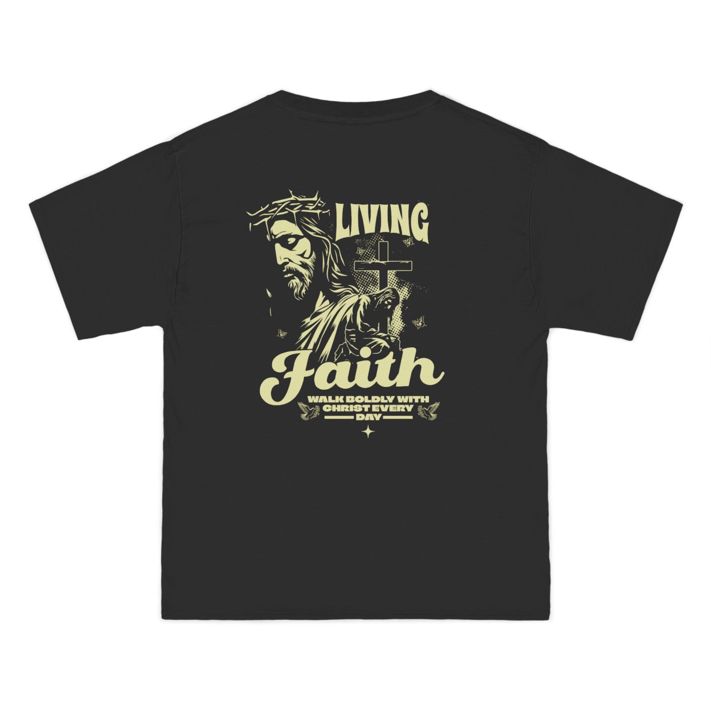 Faith-Inspired Short-Sleeve T-Shirt, Spiritual Tee, Casual Wear, Graphic Tee, Faith-Based Apparel, Unique Gift