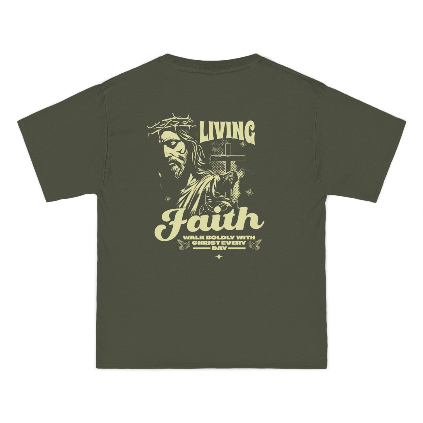 Faith-Inspired Short-Sleeve T-Shirt, Spiritual Tee, Casual Wear, Graphic Tee, Faith-Based Apparel, Unique Gift