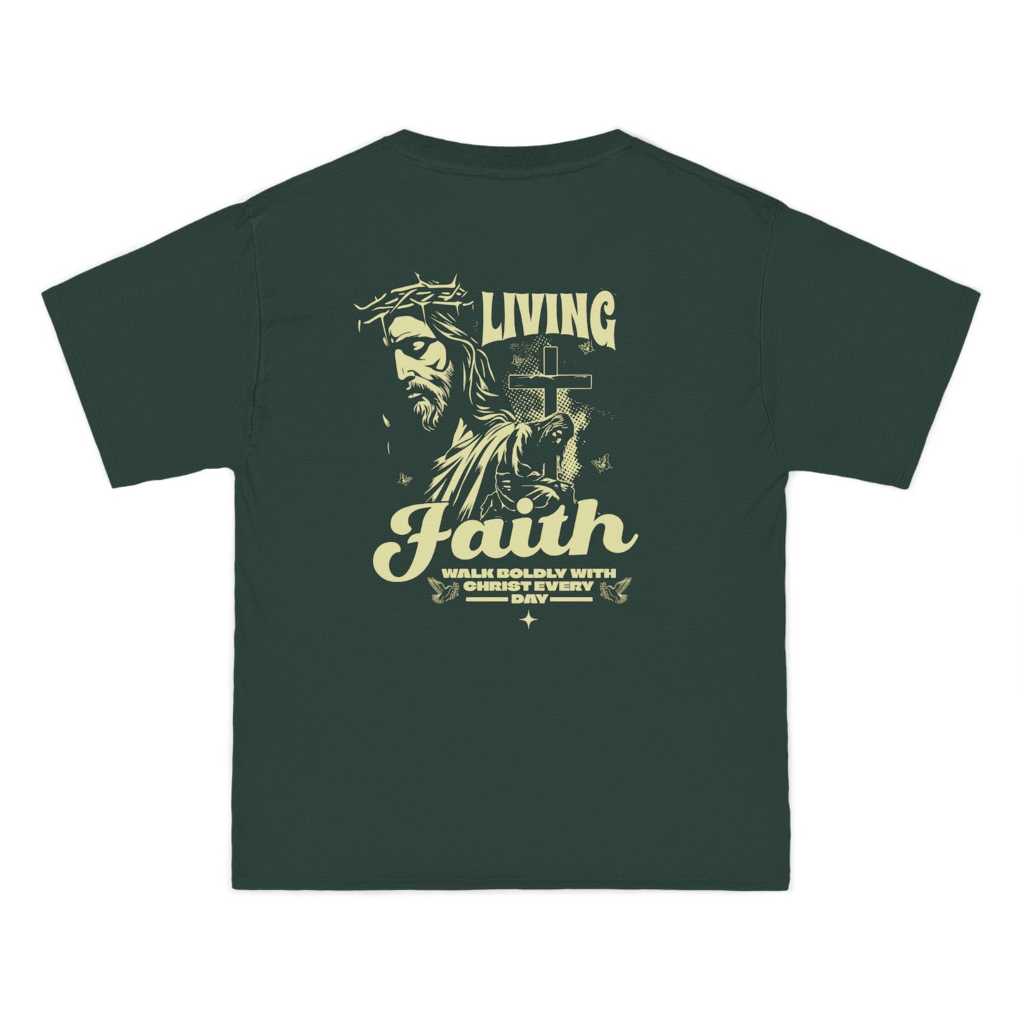 Faith-Inspired Short-Sleeve T-Shirt, Spiritual Tee, Casual Wear, Graphic Tee, Faith-Based Apparel, Unique Gift