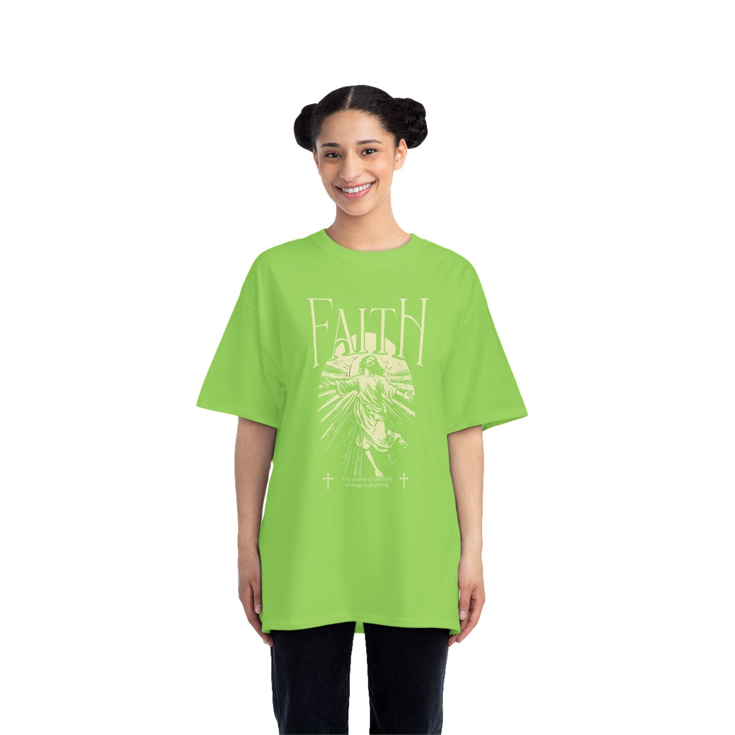 Faith-Inspired Short-Sleeve T-Shirt, Spiritual Tee, Casual Wear, Graphic Tee, Faith-Based Apparel, Unique Gift