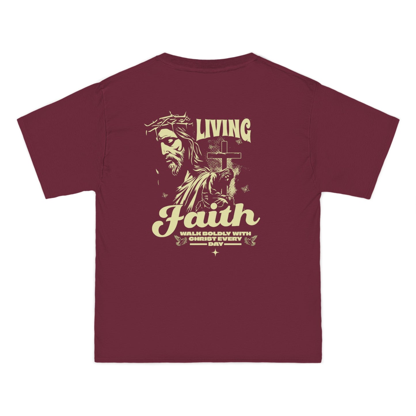 Faith-Inspired Short-Sleeve T-Shirt, Spiritual Tee, Casual Wear, Graphic Tee, Faith-Based Apparel, Unique Gift