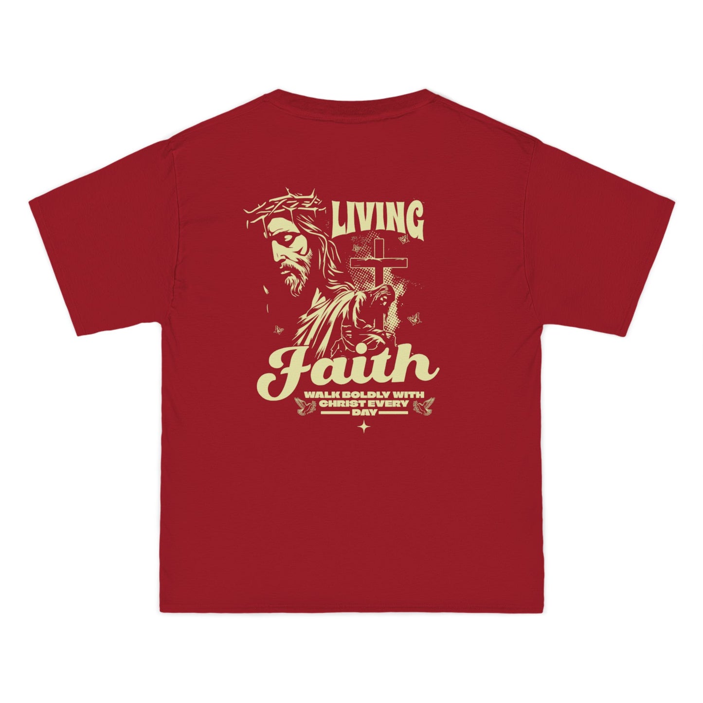 Faith-Inspired Short-Sleeve T-Shirt, Spiritual Tee, Casual Wear, Graphic Tee, Faith-Based Apparel, Unique Gift